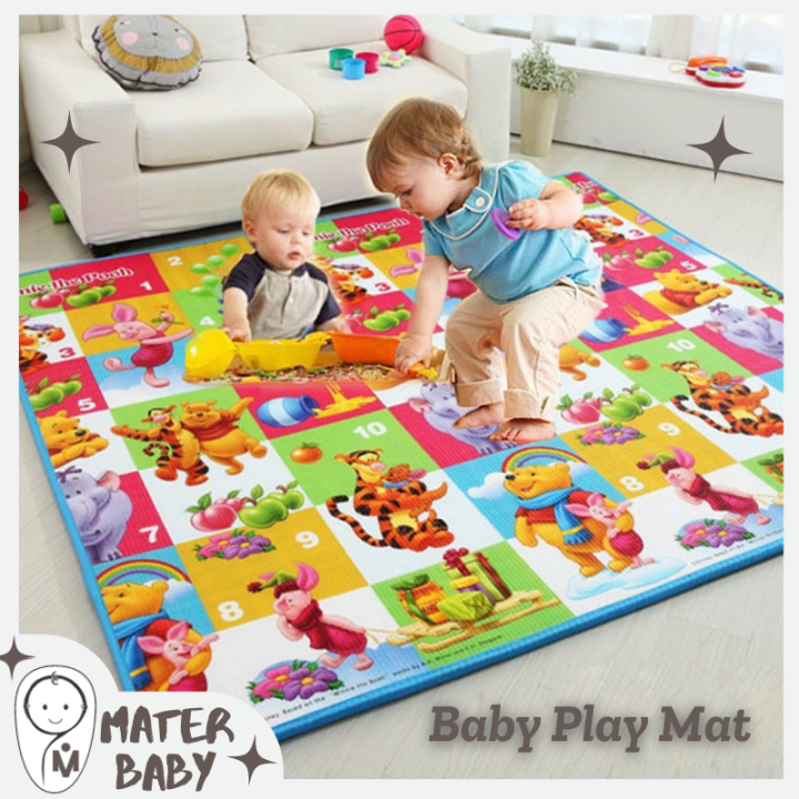 Newborn Baby Play Mat Carpet Extra Large Foldable Double Side Playmat