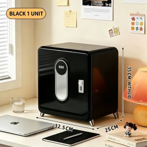 Combination Password Safe Box Mini Household Security Storage Cabinet Detachable Divider Document Cash Jewellery Safe