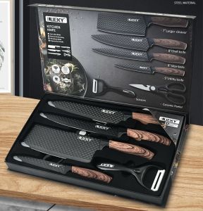 Kitchen Knife Set Combination Stainless Steel Meat Slicing Knife Fruit Knife Chef Special Kitchen Knife Set Gift Box