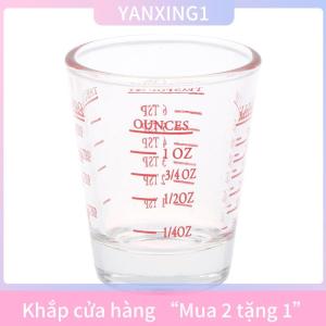 [COD] YANXING1 1PC 30 ml thủy tinh đo cup với quy mô bắn thủy tinh lỏng thủy tinh ounce cup