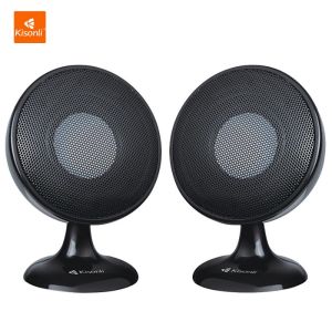 Speaker Mini Komputer / Laptop Kisonli S888 Putih Super Bass Effect With Volume Control - KIMISO