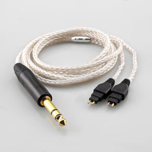 16 Core 99% Silver Plated 2.5mm 3.5mm XLR Balanced Earphone Cable For HD580 HD600 HD650 HDxxx HD660S HD58x HD6xx