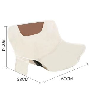 NIFINE Thickened Camping Chair Cover Oxford Cloth Anti-slip Moon Chair Replacement Fabric Durable Breathable Seat Cover for Outdoor Fishing Backyard