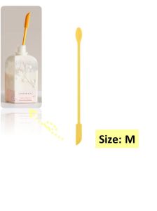ซ้อนมินิตักครีมเครื่องสำอาง ที่คว้านครีม/ร้องพื้น/เซรั่มที่อยู่ก้นขวด ไม้พายซิลิโคล ซ้อนอเนกประสงค์
