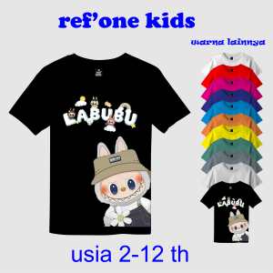 Baju anak perempuan/kaos anak laki laki/Baju anak perempuan labubu 2/Usia 2-12 tahun Bahan katun