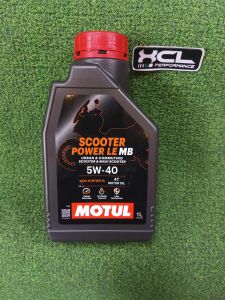Motul Scooter Power LE MB Urban & Commuting Scooter & Maxi Scooter 5W-40 100% Synthetic 4T Motor Oil