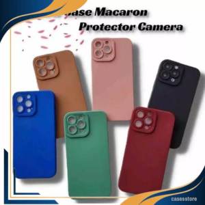 Case Slim Black Matte Oppo F3 Liquid Silikon Pro Camera Hitam Polos