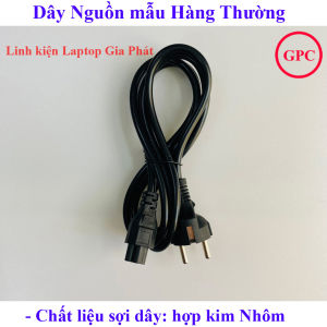 Dây nguồn Laptop cắm vào củ sạc Laptop 2 chấu màu Đen