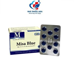 Misa Blue hộp 10 vỉ x 10 viên nang mềm Giúp lợi tiểu hỗ trợ giảm nguy cơ sỏi thận