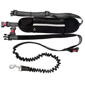 Hands FreeDog Leash with Waist Bag Reflective Elastic Belt Running Dog Nylon Leash Set Collar HarnessAccessories2026