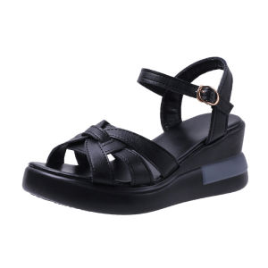 [Free Shipping] Roman Thick-Soled Sandals For Women New Summer Platform Shoes Fashionable Height-Enhancing Wedge Heels Large Size WomenS Shoes Wholesale