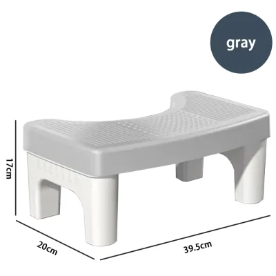 Toilet Stool Thickened Adult Non-Slip Foot Stool Squat Bedpan BathroomToilet Squat Children Footstool foot rest stool ottoman stool