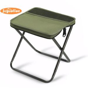 [joyonline]Outdoor Integrated Storage Chair with Mesh Bag Folding Backpack Stool Wear Resist for Picnic Gardening Barbecuing Hiking
