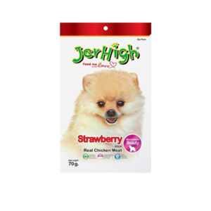 Jerhigh Dog Treats All Stages 70g 60g 50g Dog Snack Jerhigh Duo Gold Chicken Beef Beta Glucan Flexi