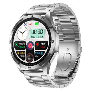 ET485 Smart Watch for Men - 1.43 AMOLED Large Screen ECG + Heart Rate Monitor Bluetooth Calling Multiple Sports Modes Calorie/Step Counter 5ATM Waterproof - Ideal Gift for Birthday/Fathers Day