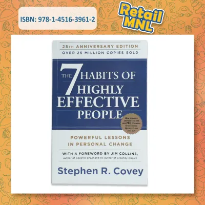 Retailmnl The 7 Habits Of Highly Effective People: Powerful Lessons In Personal Change By Stephen R. Covey Paperback Authentic Book
