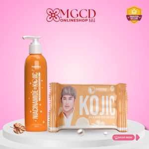 Prestige Kojic Bleach Peeling Soap I Kojic Niacinamide Lotion