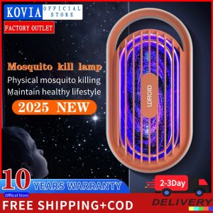 KOVIA 40W Portable solar mosquito kill lamp with floosh light USB phone charging lighting and flashing function