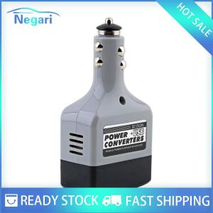 NG Motor✨ COD ✨ Car Bộ chuyển đổi điện thoại di động trên xe hơi Bộ chuyển đổi biến tần Bộ sạc DC 12V 24V sang AC 220V + USB