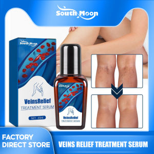 South Moon Veins Relief Treatment Serum Herbal Varicose Veins Relief Cream Vasculitis Phlebitis Spider Pain Relief Ointment Herb Plaster Beauty Body Care Phlebitis Spider Pain Relief Ointment Medical Plaster Varicose Veins Treatment Body Cream(20ml)
