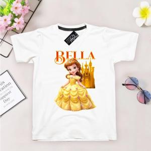 baju kaos princess bahan katun lembut dan adem anak perempuan hingga remaja