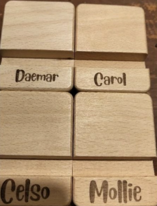Wooden Phone Holder | CellPhone Stand | Laser Engraved