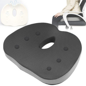 Seat Cushions for Office Chairs Memory Foam Orthopedic Seat Cushion Pressure Relief seat Cushion for Tailbone Pain Massage Cushion Hip Shaping