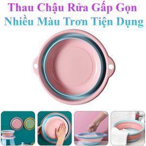 Thau Gấp Gọn Đa Năng Bằng Nhựa Silicon Tiện Lợi
