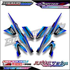 STRIPING VARIASI YAMAHA JUPITER Z BURHAN / STICKER LIST VARIASI MOTOR JUPITER Z BURHAN