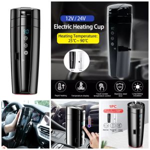 Máy đun nước làm nóng nước cảm ứng trên xe hơi ô tô 12v-24v giúp pha trà sữa cafe bình giữ nhiệt trên oto