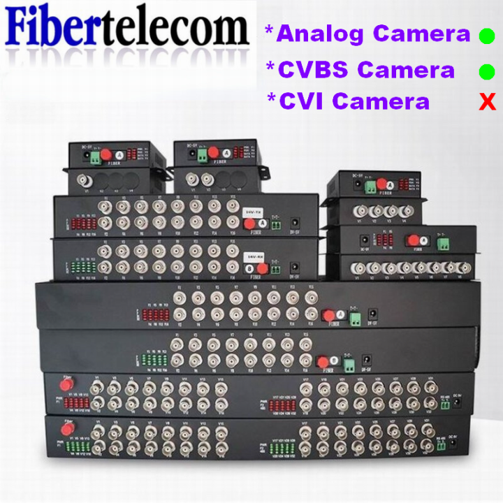 Analog BNC Video to Fiber Optic Converter Price Transmitter Receiver