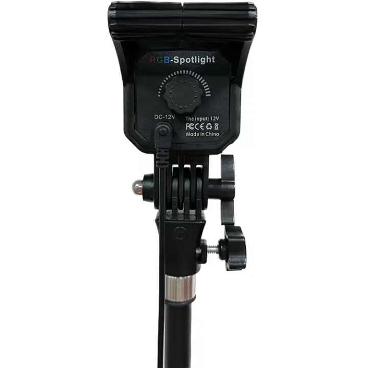 FSD-168 24W RGB Spotlight Lights Color Studio Lens Zoom Continuous Photography COB Lighting