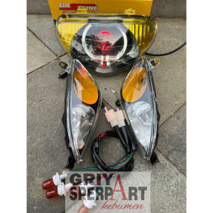 Lampu depan mio sporty lama oldd costome biled billed dan sen model mx thailand
