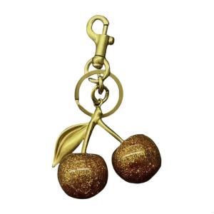 Thời trang Mặt dây chuyền Anh Đào Charm Gắn Túi lung linh hình dạng Móc treo chìa khóa độc đáo tuyên bố thời trang Keychain cho sử dụng thường nhật
