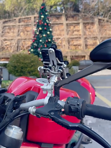 Xe đạp đường trường giá để điện thoại điều chỉnh xe đạp điều hướng Giá để điện thoại xe máy tay lái giá đỡ điện thoại Clip lâu dài