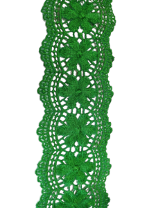 Renda Bordir Roll Motif Poni Lebar 10 CM