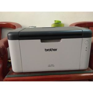 Máy In Văn Phòng 1 mặt a4/a5 nhỏ gọn - Brother 1201 (Kèm Hộp Mực Không Mực Thải - Dây Nguồn  Cáp in Mới 100% Đi Theo Máy)