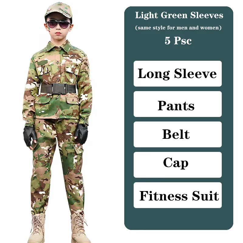 HNB Career Halloween Costume for Kids Girl Army Costume for Kids