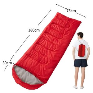 Outdoor Fashion Camping Sleeping Bag Envelope Folding Portable Travel Sleeping Bag Warm And Moistureproof