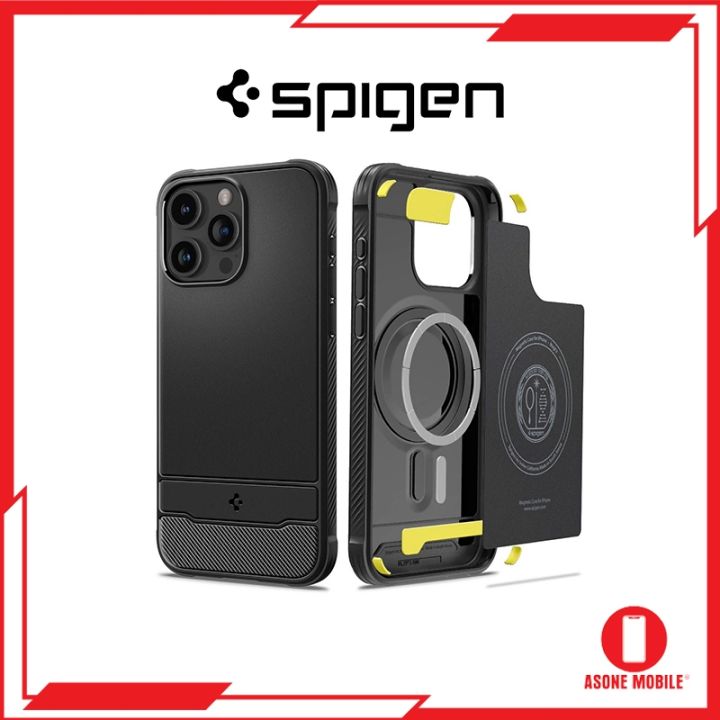 Spigen Rugged Armor MagFit for iPhone 15 Pro / Pro Max Case Lazada
