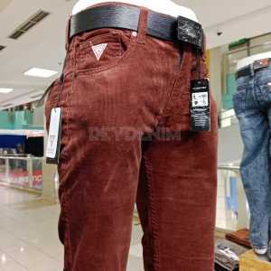 Celana Corduray Panjang Pria Kodorai Panjang Pria Corduroy Pants Magenta Codoroi Pria Kwalitas Premium Terbaru