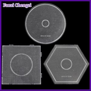 Fanzi 5 loại lựa chọn 2.6mm Perler hạt mẫu Pegboard cho Hama Hạt Công cụ DIY giáo dục Câu Đố beadbond đồ chơi