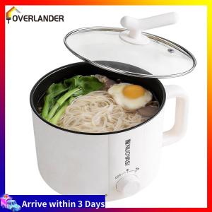 【Fast Shipping】 1.8 L Multi-Functional Integrated Electric Wok 2 Files Adjustable Small Electric Hot Pot Non-Stick Inner for Soup Porridge Pasta Steak Fried Eggs