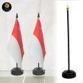 (Murah-Grosir) Bendera merah putih + tiang meja satu set /Bendera Meja Indonesia / Bendera Meja Merah Putih/Bendera Merah Putih. 