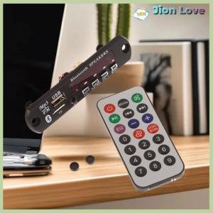 Jion Love 1 bộ 12V không dây bluetooth 5.0 120W khuếch đại Máy nghe nhạc MP3 bảng Giải mã âm thanh xe hơi USB TF FM Ghi âm cuộc gọi cho loa