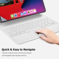 COCOQAC Magic-Style Keyboard Case for 10.9 iPad Air 2022 5th/ 4th Gen, iPad Pro 11 inch 2022 4th/ 3rd/ 2nd/ 1st Gen, Wireless Bluetooth Keyboard with Floating Stand, Multi-Touch Trackpad, Detachable Magnetic. 
