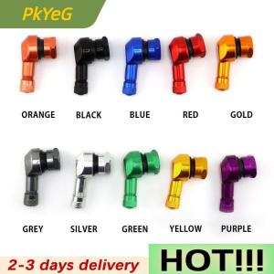 PkYeG 1PCS Motorcycle Rim Tire Wheels Spare Parts Valve Elbow 90 Degree Angle Motorbike Wheel Tire Tubeless Valve Stems Rim Wheel Part