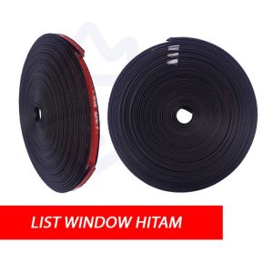 List Pelindung Velg Mobil Warna HITAM Bahan Karet Panjang 8 Meter Termasuk Double Tape ARKANA ACC