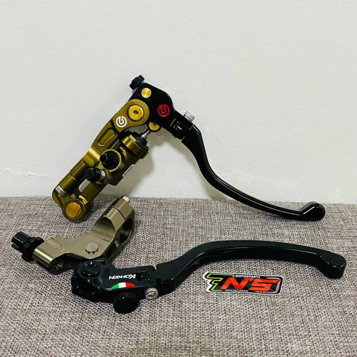 7N's CNC Premium TRANSFORMER brakemaster KHOKEN clutch/brake SINGLE TANK  Raider150, Aerox, Mio, Click, Sniper, Tmx Lazada PH