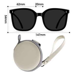 【✅SG stock】Foldable Polarized Sunglasses Anti Glare UV400 Protection Sports Sunglasses Free Storage Box